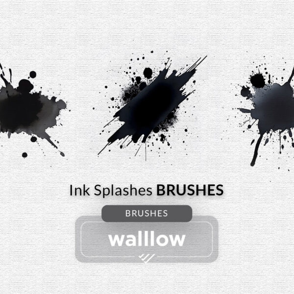 watercolor splashes photoshop brushes