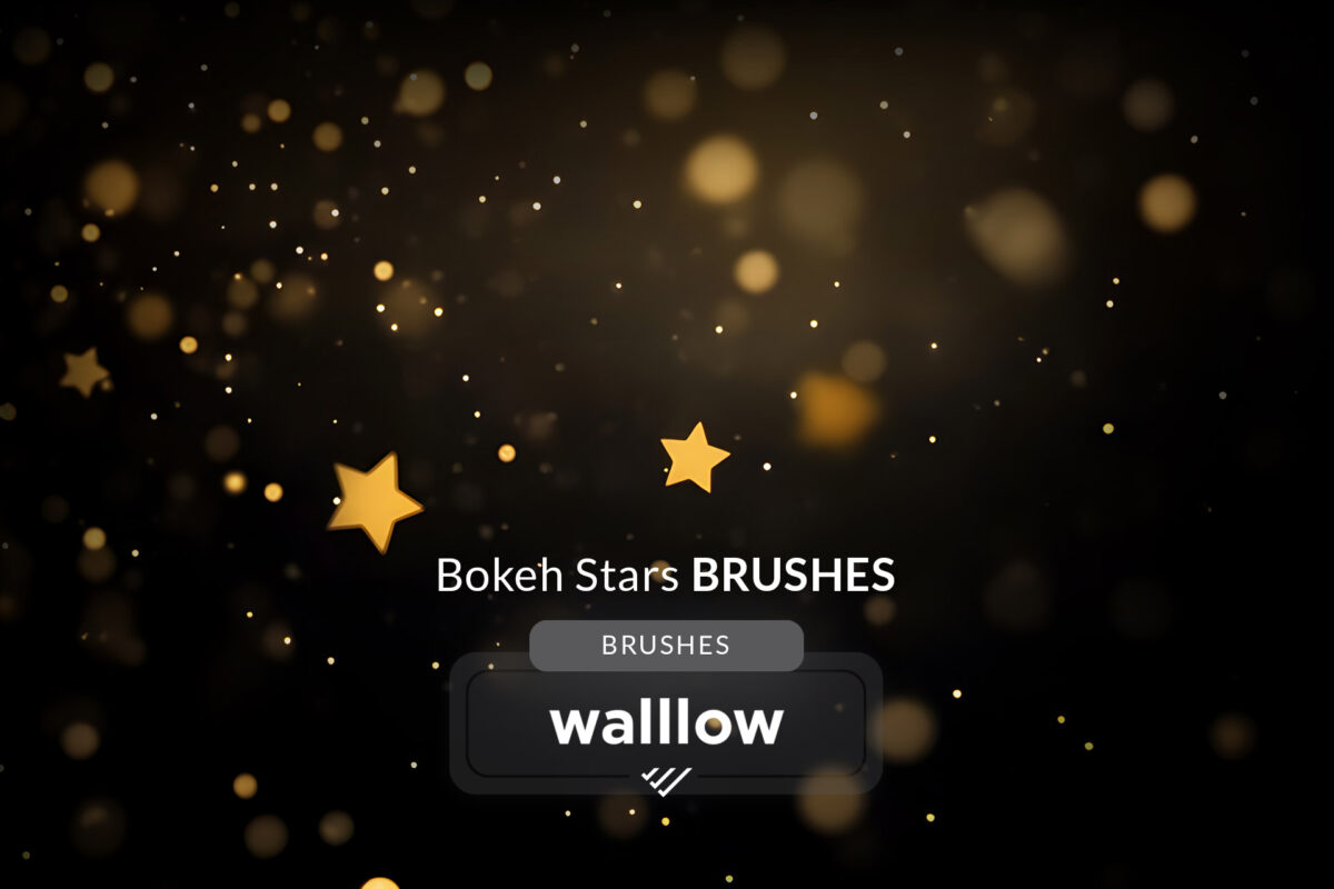 Star Bokeh Light Photoshop Brushes – Create Stunning Bokeh Star Effects for Photos, Digital Art, and Holiday Designs