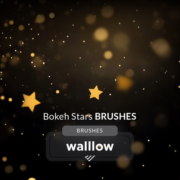 Star Bokeh Light Photoshop Brushes – Create Stunning Bokeh Star Effects for Photos, Digital Art, and Holiday Designs