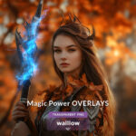 Magic power light transparent PNG overlays with mystical energy effects for photo editing.