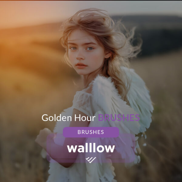 Golden Hour Light Photoshop Brushes for Dreamy Photo Edits, including soft and subtle sunlight effects for perfect glow and warmth in your photos.