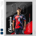 Fully Editable Photoshop PSD Template for Sports and Multi-Purpose Design